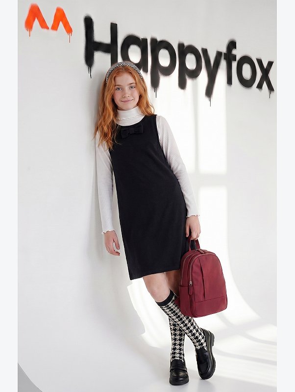 Сарафан для девочки из футера Happyfox