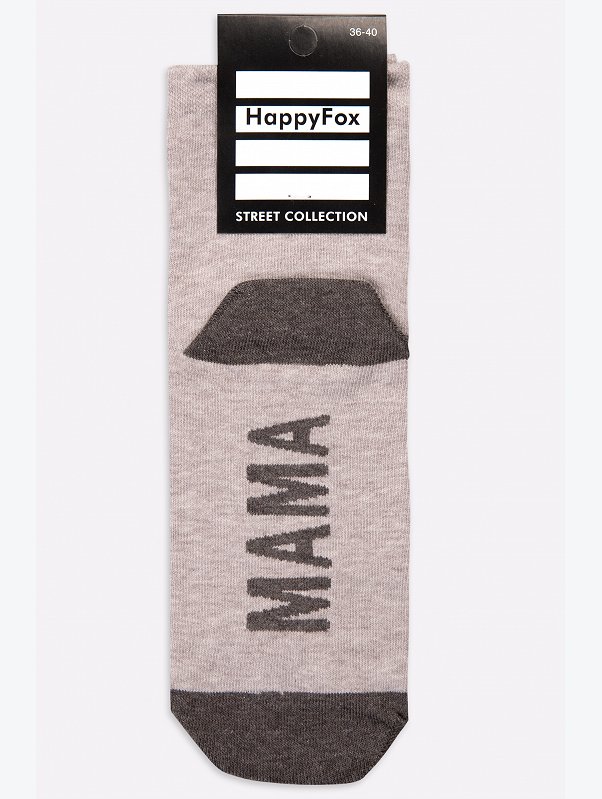 Хлопковые носки с добавлением эластана Happyfox