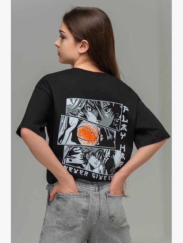 Детская футболка оверсайз Happyfox