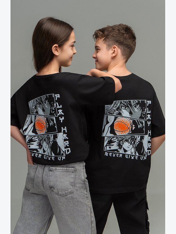 Детская футболка оверсайз Happyfox