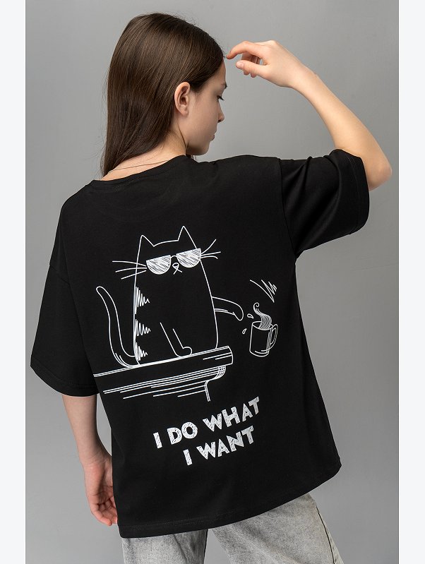 Детская футболка оверсайз Happyfox