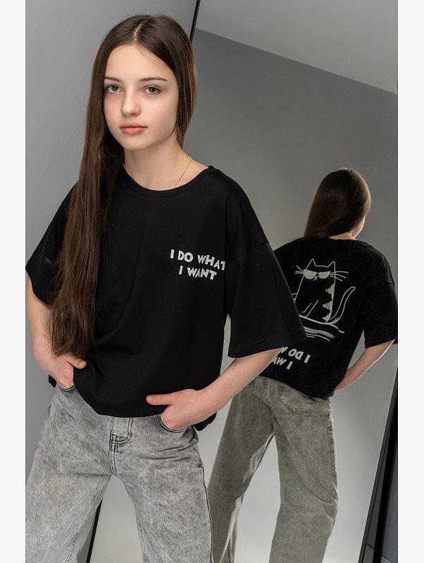 Детская футболка оверсайз Happyfox