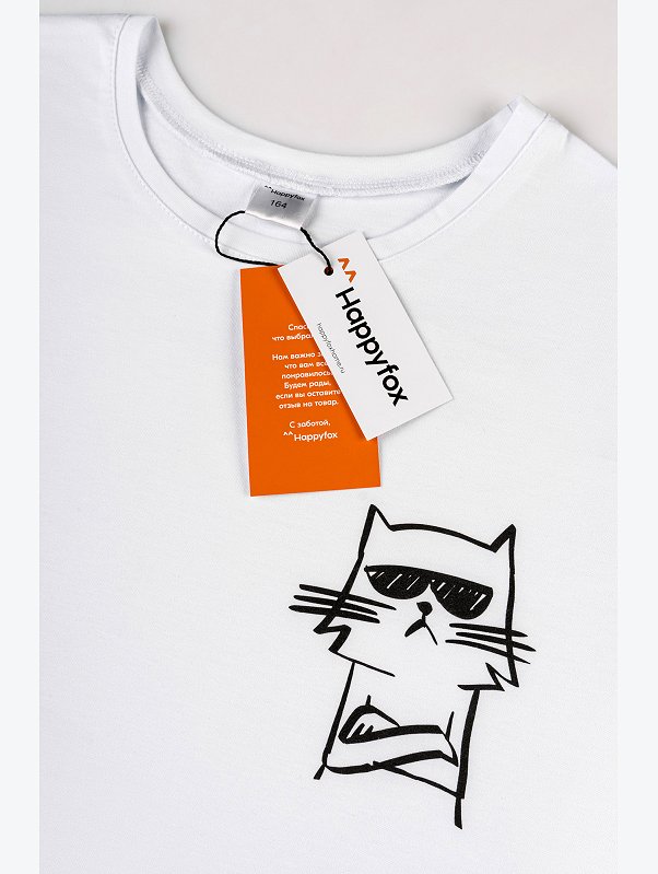 Детская футболка оверсайз Happyfox