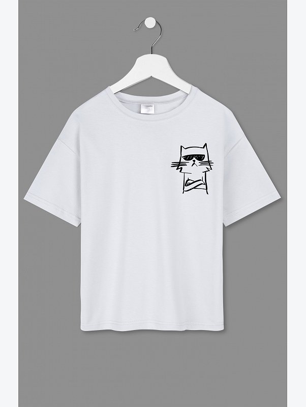 Детская футболка оверсайз Happyfox