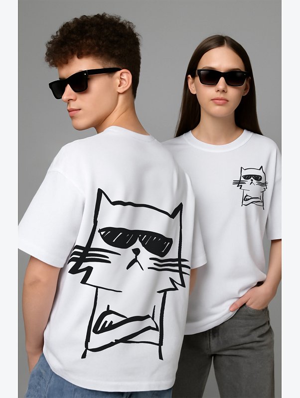 Детская футболка оверсайз Happyfox