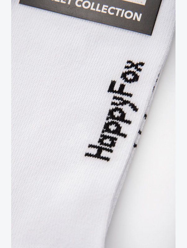 Прикольные носки с надписью Happyfox