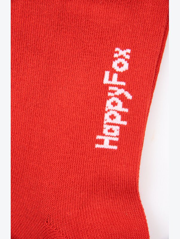 Прикольные носки с надписью Happyfox