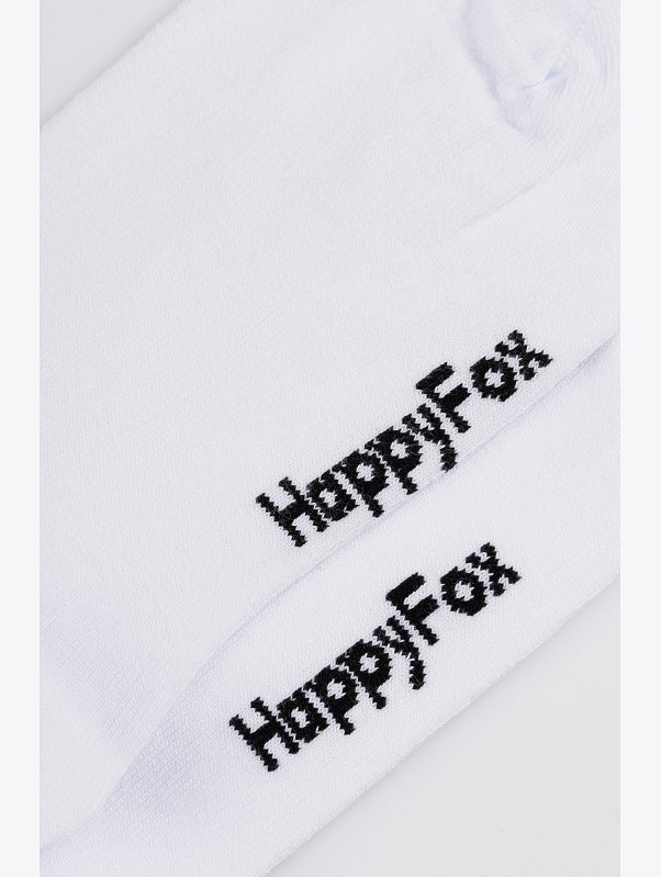 Прикольные носки с надписью Happyfox