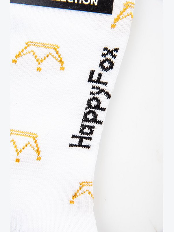 Прикольные носки с надписью Happyfox