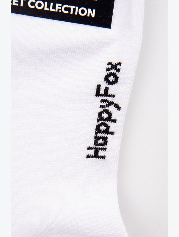 Прикольные носки с надписью Happyfox