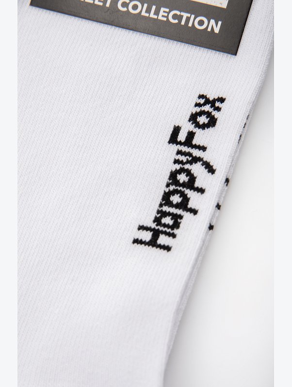 Прикольные носки с надписью Happyfox