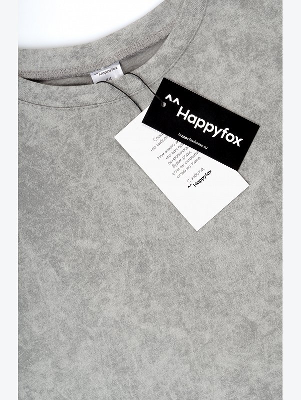 Женский лонгслив оверсайз Happyfox