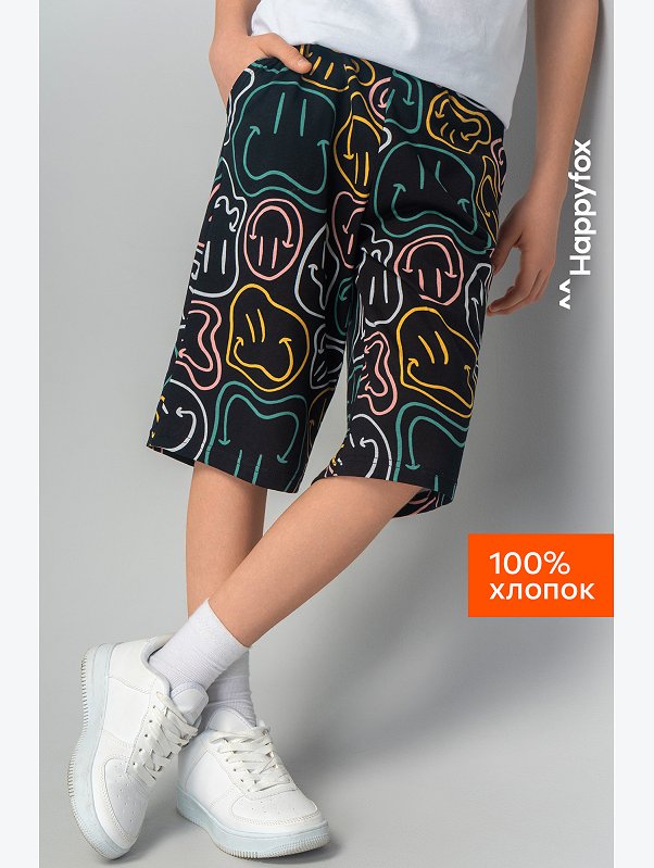 Хлопковые шорты для мальчика Happyfox