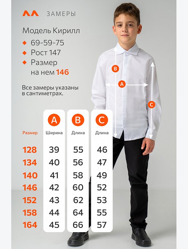 Рубашка для мальчика с длинным рукавом Happyfox