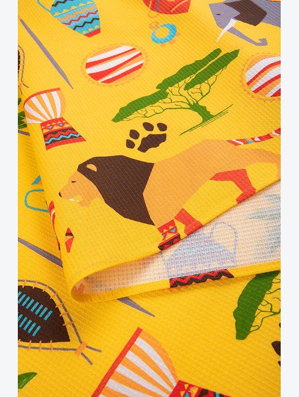 Полотенце пляжное вафельное 80x150 см Happy Fox Home