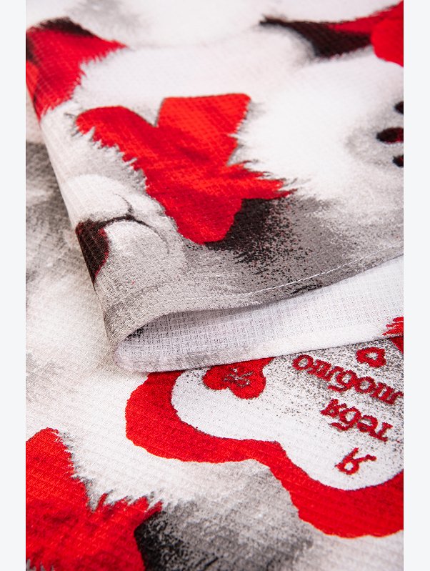 Полотенце пляжное вафельное 80Х150 Happy Fox Home