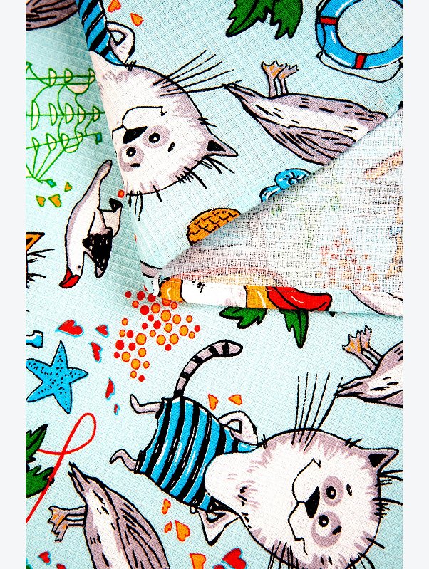 Полотенце пляжное вафельное 80Х150 Happy Fox Home