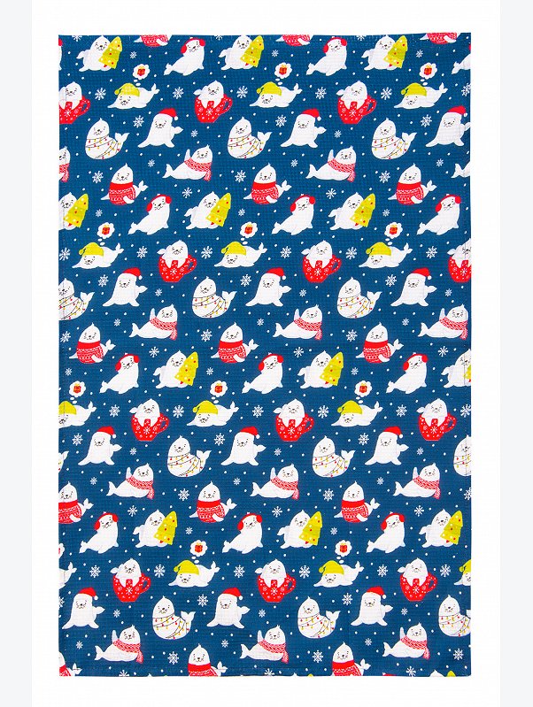 Комплект вафельных полотенец 4 шт Happy Fox Home