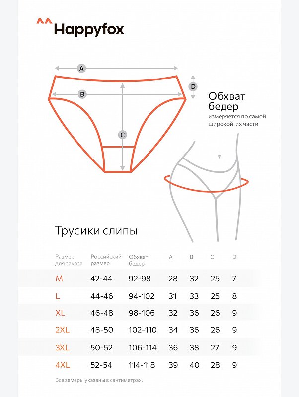 Женские трусы Happyfox