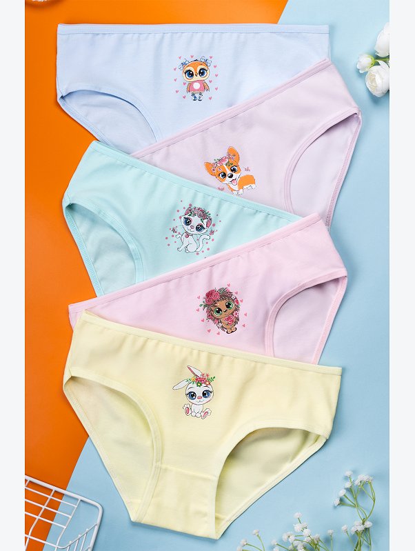 Трусы для девочки 5шт. Happyfox