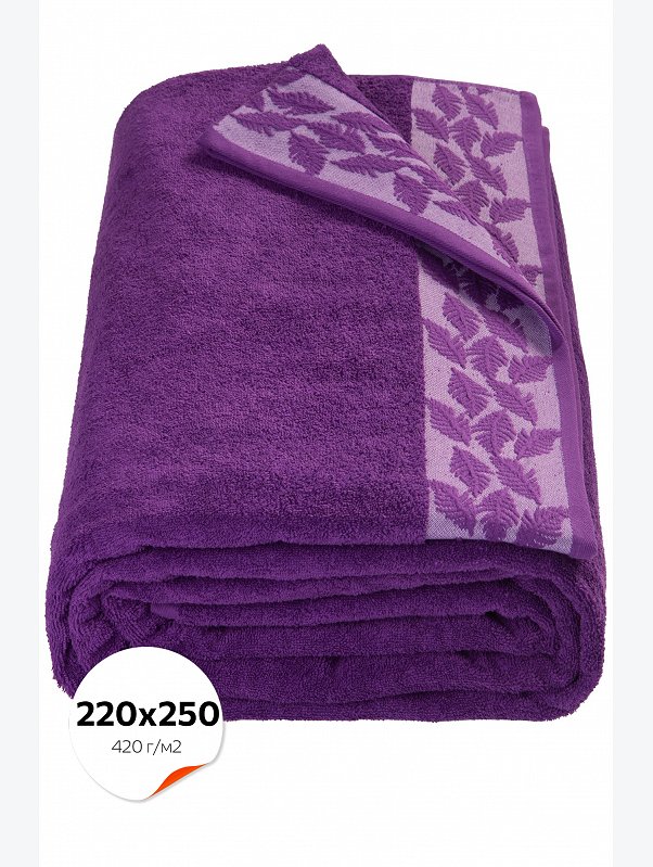 Простыня махровая 220X250 Happy Fox Home