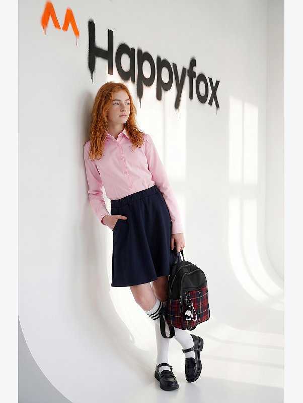 Рубашка с длинным рукавом для девочки Happyfox