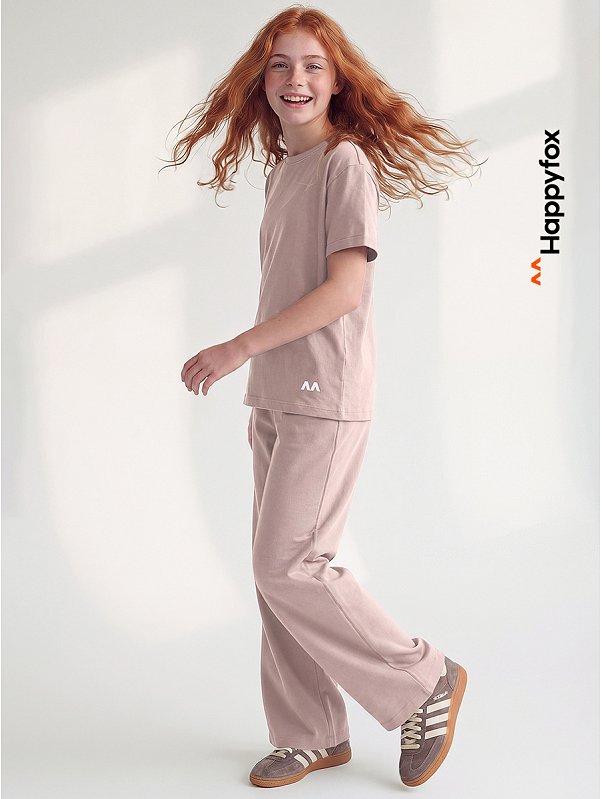 Костюм для девочки с брюками палаццо Happyfox