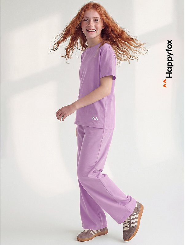 Костюм для девочки с брюками палаццо Happyfox