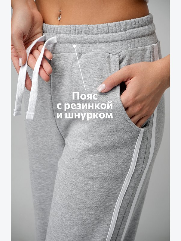 Женские брюки из футера двухнитки Happyfox