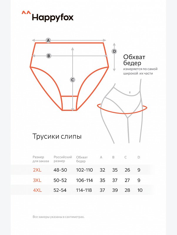 Женские трусы Happyfox