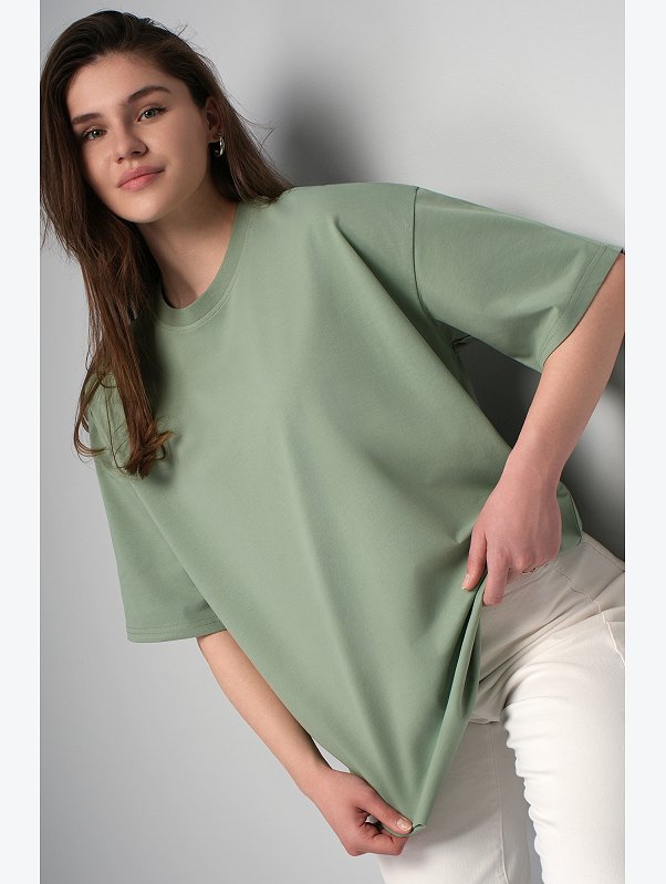 Женская футболка оверсайз Happyfox