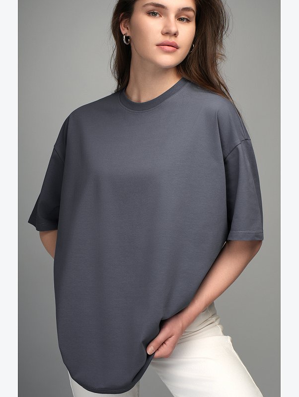 Женская футболка оверсайз Happyfox