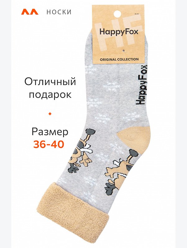 Махровые носки Happyfox