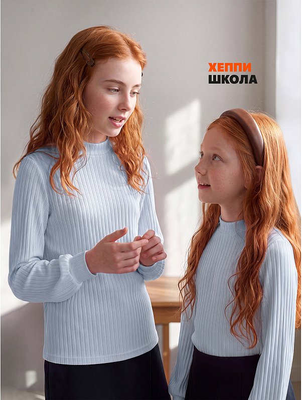 Блузка для девочки с длинным рукавом Happyfox