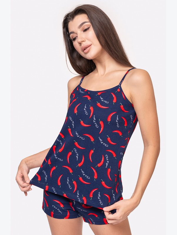 Женская пижама с шортами Happyfox