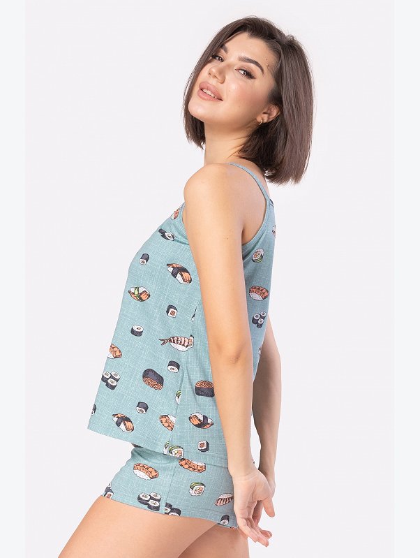 Женская пижама с шортами Happyfox