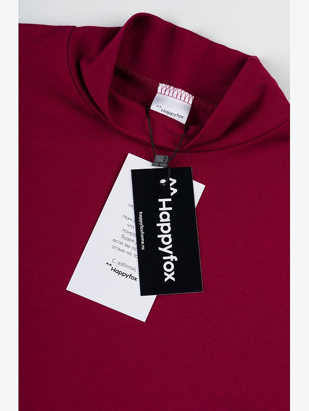 Женская водолазка из вискозы рукав 3/4 Happyfox
