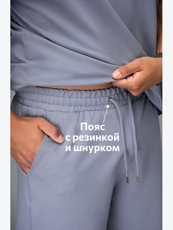 Мужской костюм из футера с шортами Happyfox