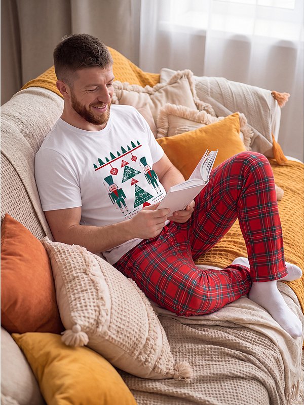 Мужская новогодняя пижама Happyfox