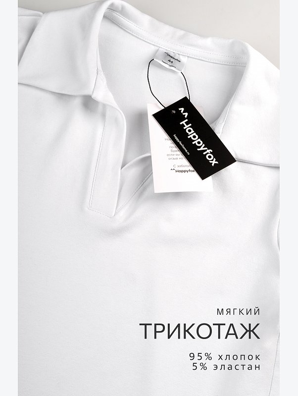 Женская футболка - поло Happyfox