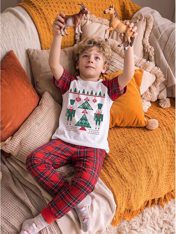 Новогодняя пижама для мальчика Happyfox