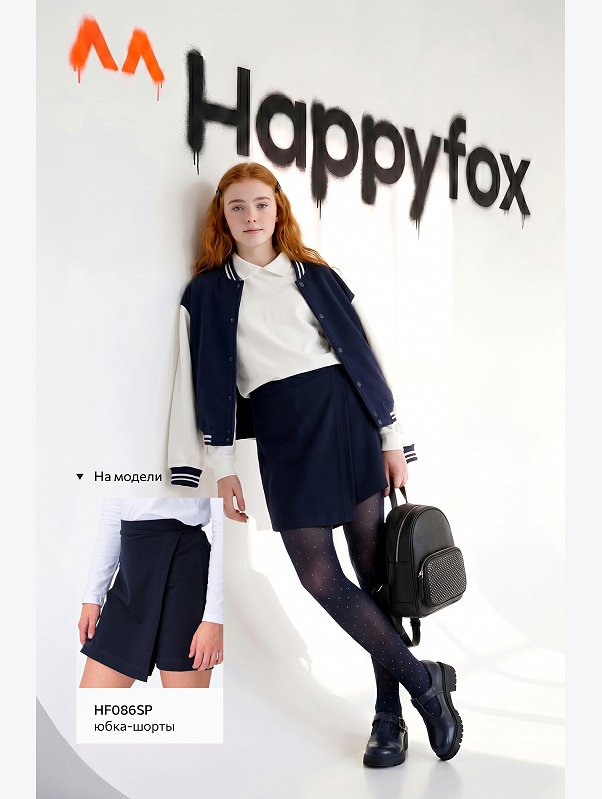 Лонгслив для девочки Happyfox