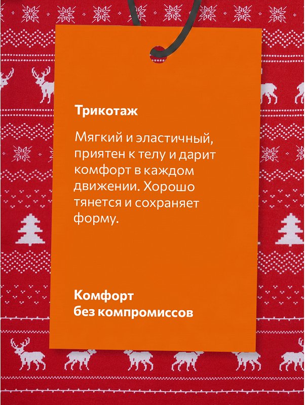Новогодняя пижама для мальчика Happyfox