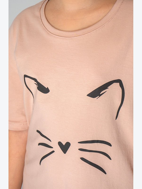 Хлопковая пижама для девочки Happyfox