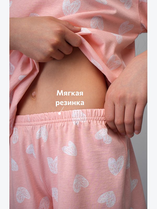 Пижама для девочки с шортами Happyfox