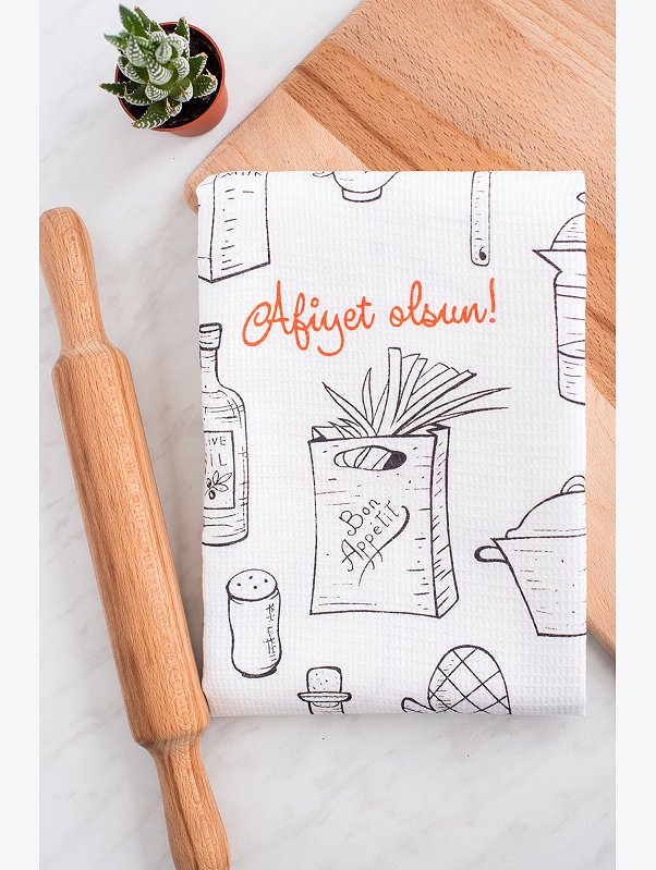 Полотенце вафельное Happy Fox Home