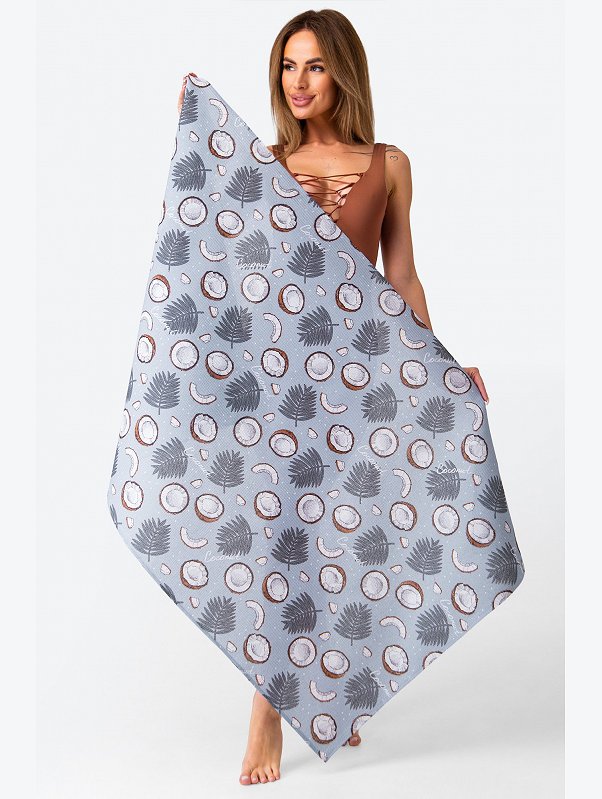 Полотенце пляжное вафельное 80x150 Happy Fox Home
