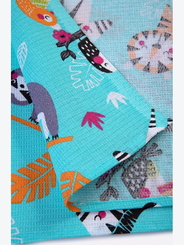 Полотенце пляжное вафельное 80Х150 Happy Fox Home