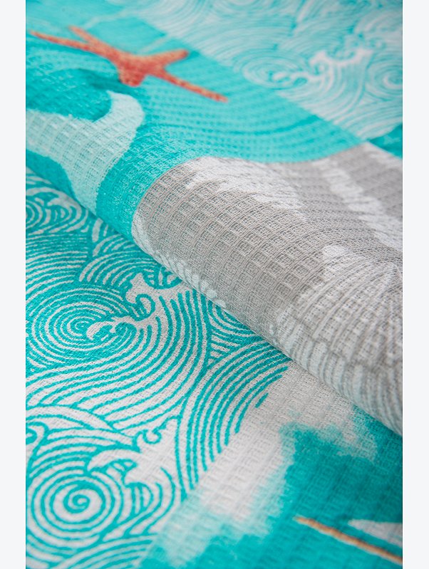 Полотенце пляжное вафельное 80x150 Happy Fox Home