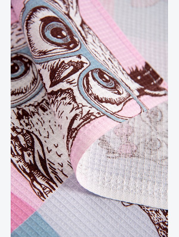 Полотенце пляжное вафельное 80x150 Happy Fox Home